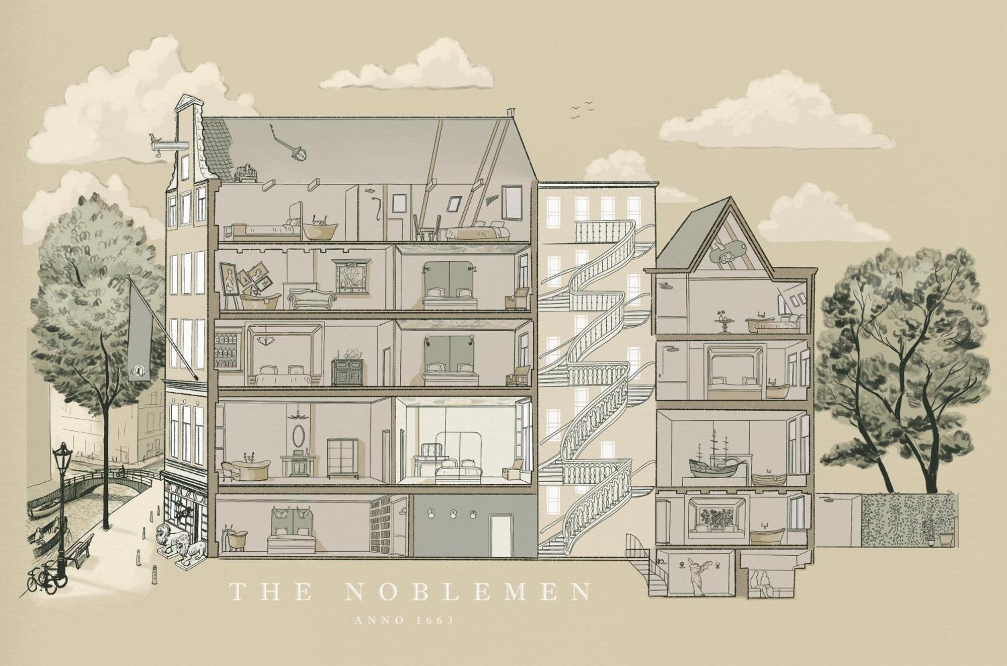 Boutique Hotel The Noblemen Amsterdam Bilik gambar